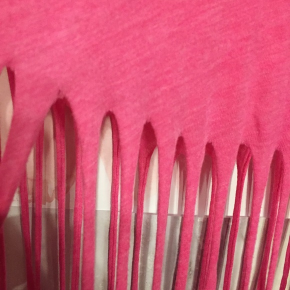 Wildfox | Third Eye Long Fringe Pink Tank Top - Picture 5 of 8